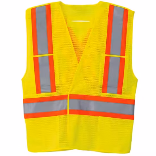 Factory Direct Wholesale High Visibility Traffic Construction Reflective Safety Vest Multi
