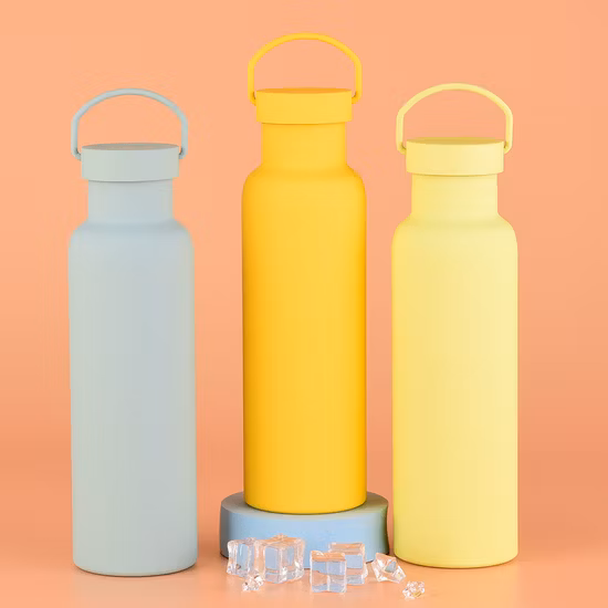 American Wide Mouth Portable Travel Sport Big Capacity Stainless Steel Water Bottle